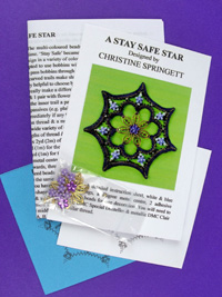 Stay Safe Star Kit (with flower beads)